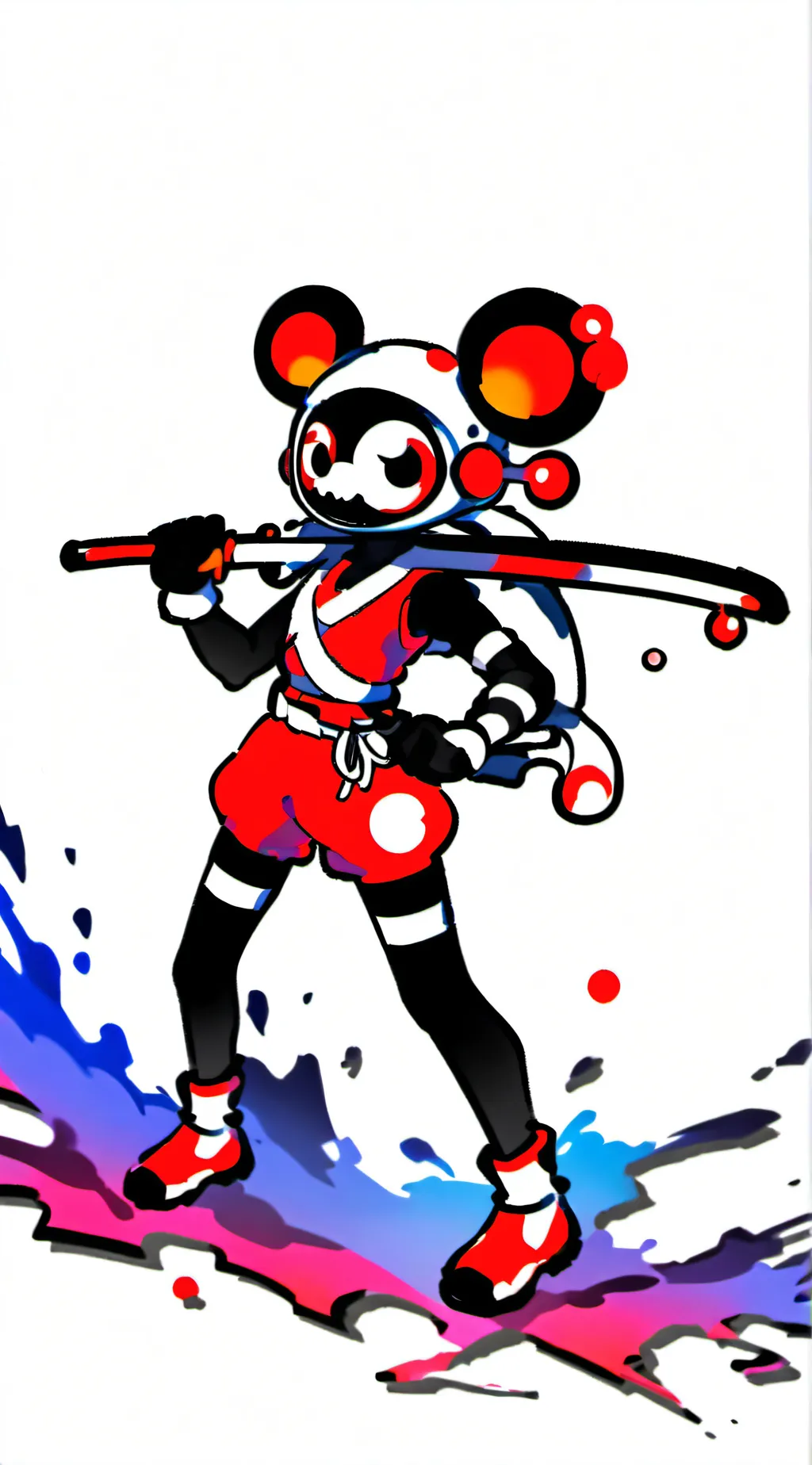 ai character: ABC background