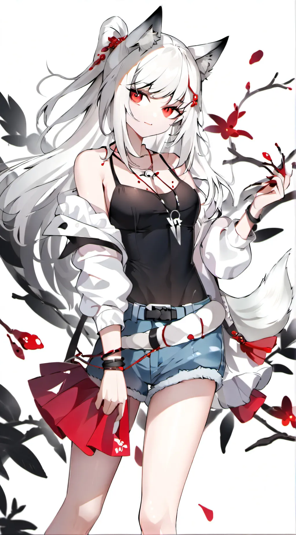 ai character: Loona period  background