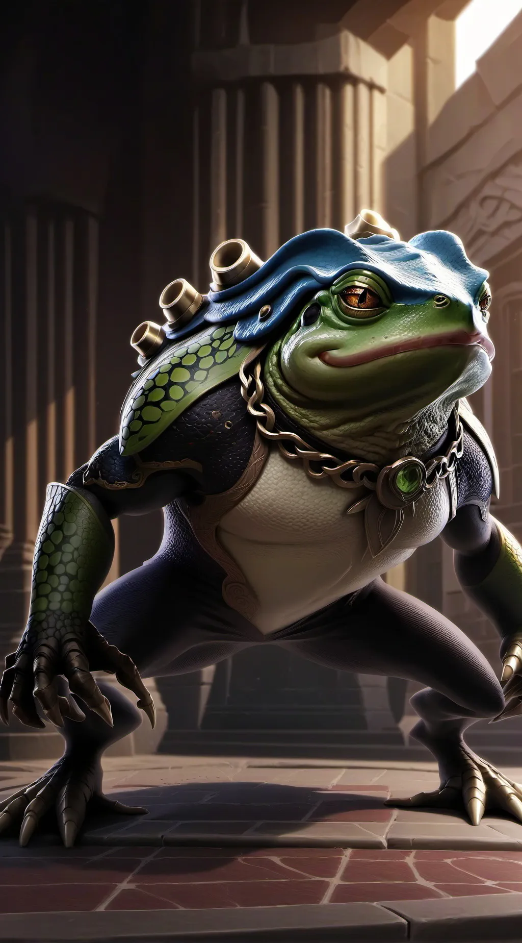 ai character: Frox totk  background