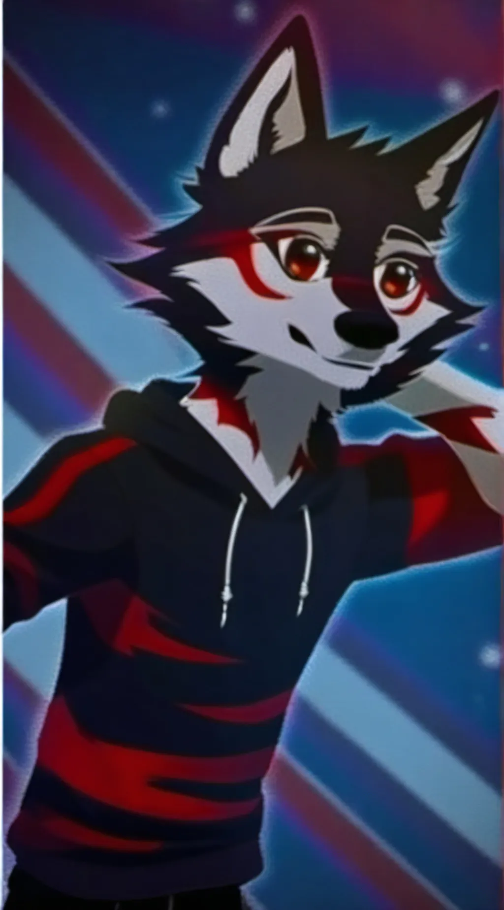ai character: MontiWolf background