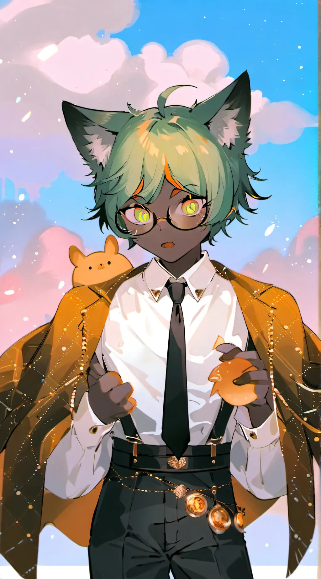 ai character: Felix  background