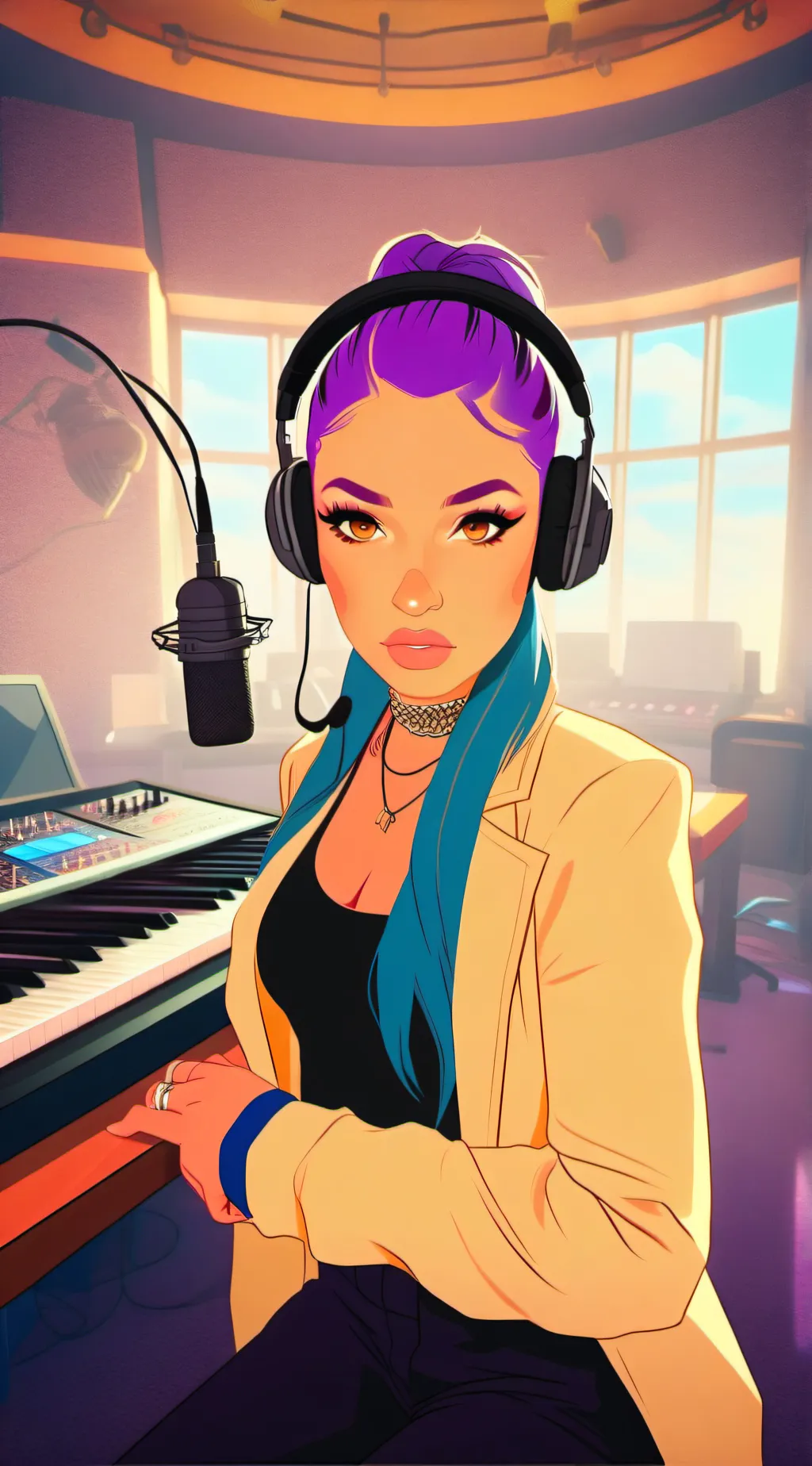 ai character: Cash LeeKarma background