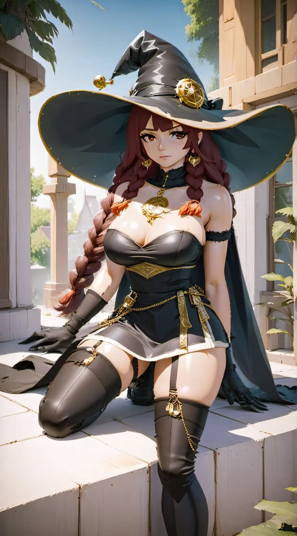 ai character: Irene Belserion  background