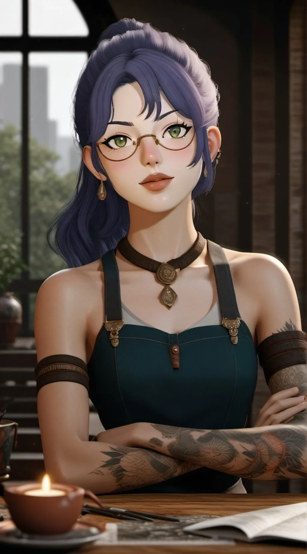 ai character: alexa background