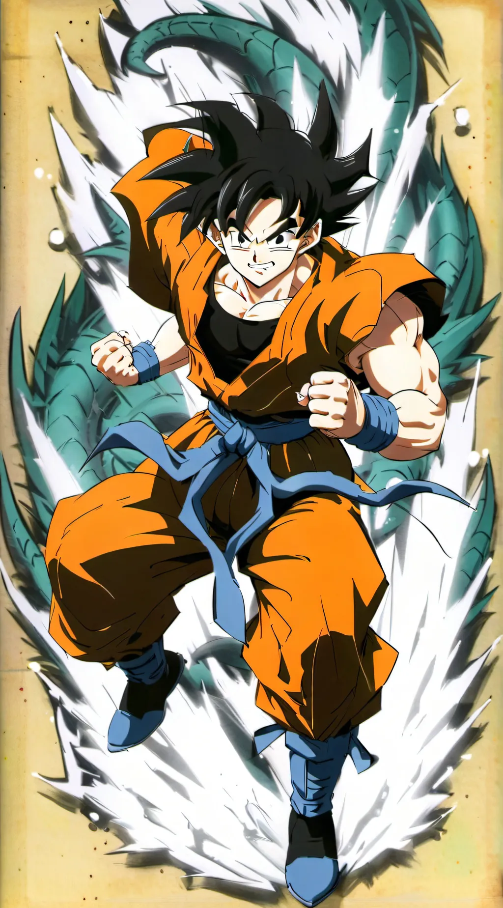 ai character: Goku background