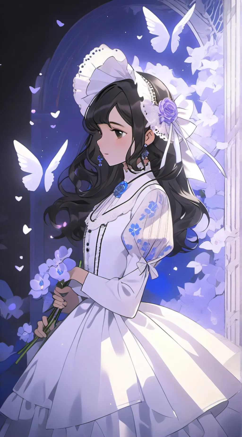 ai character: Ashley  background