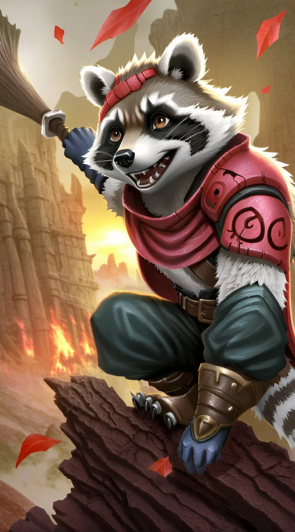 ai character: Fang background