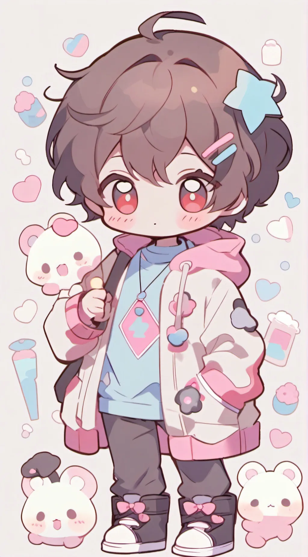 ai character: Omi background