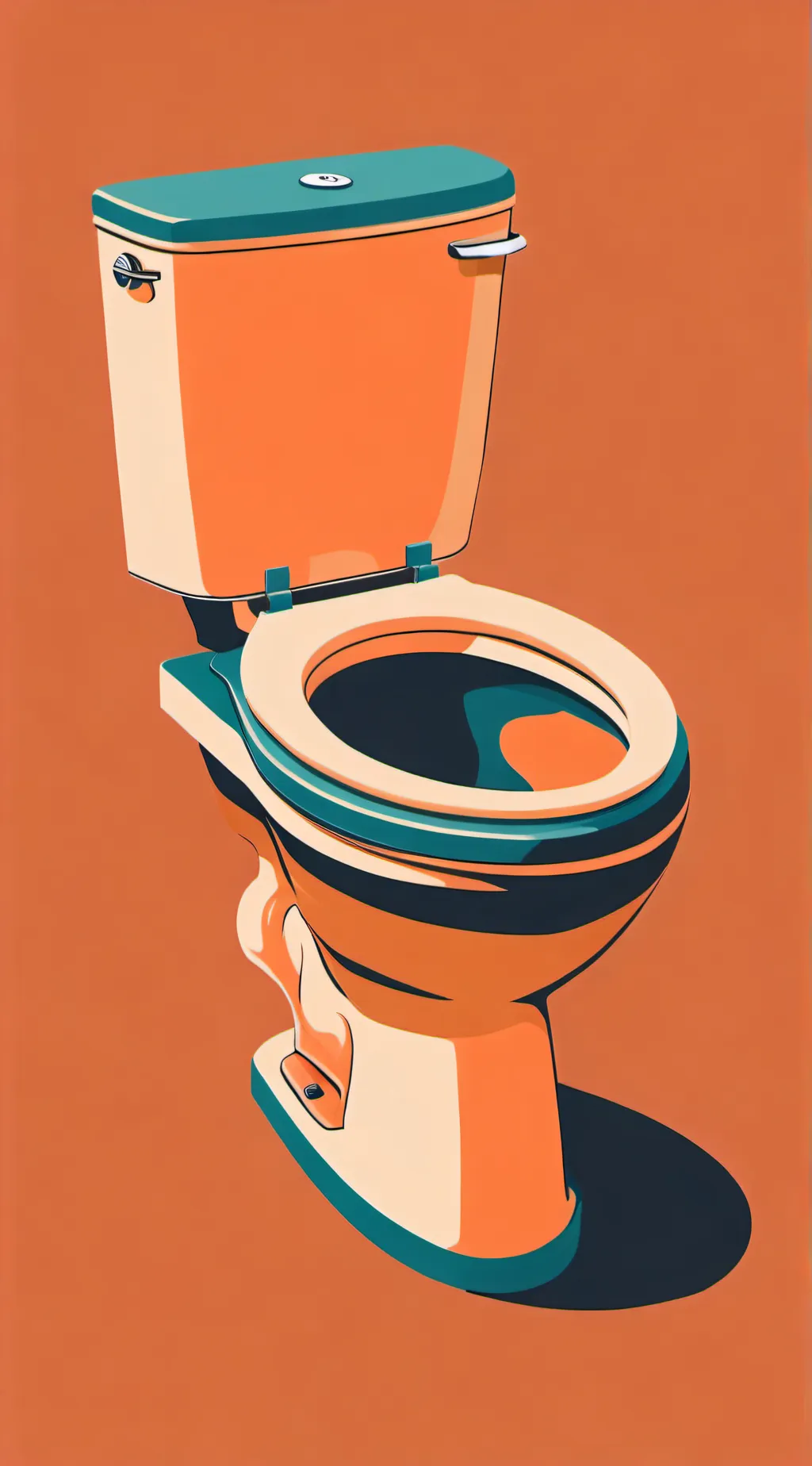 ai character: toilet background