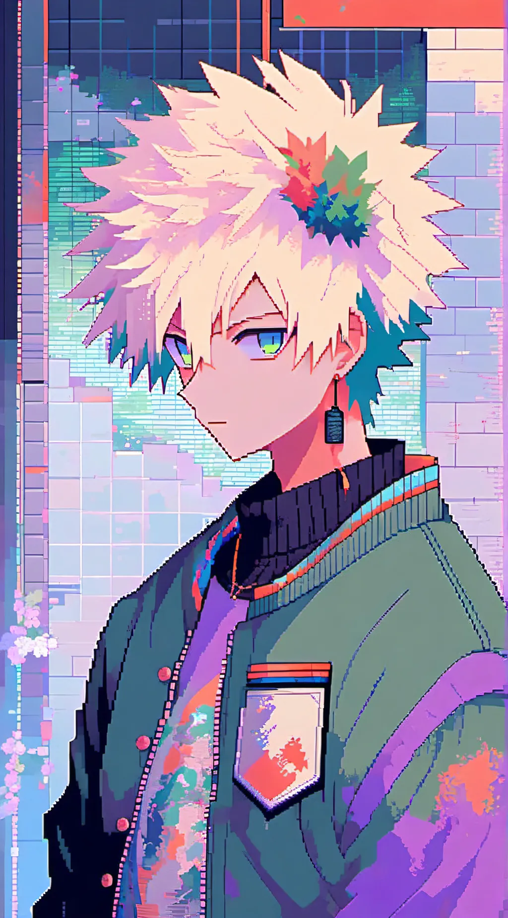 ai character: MHA sleepover background