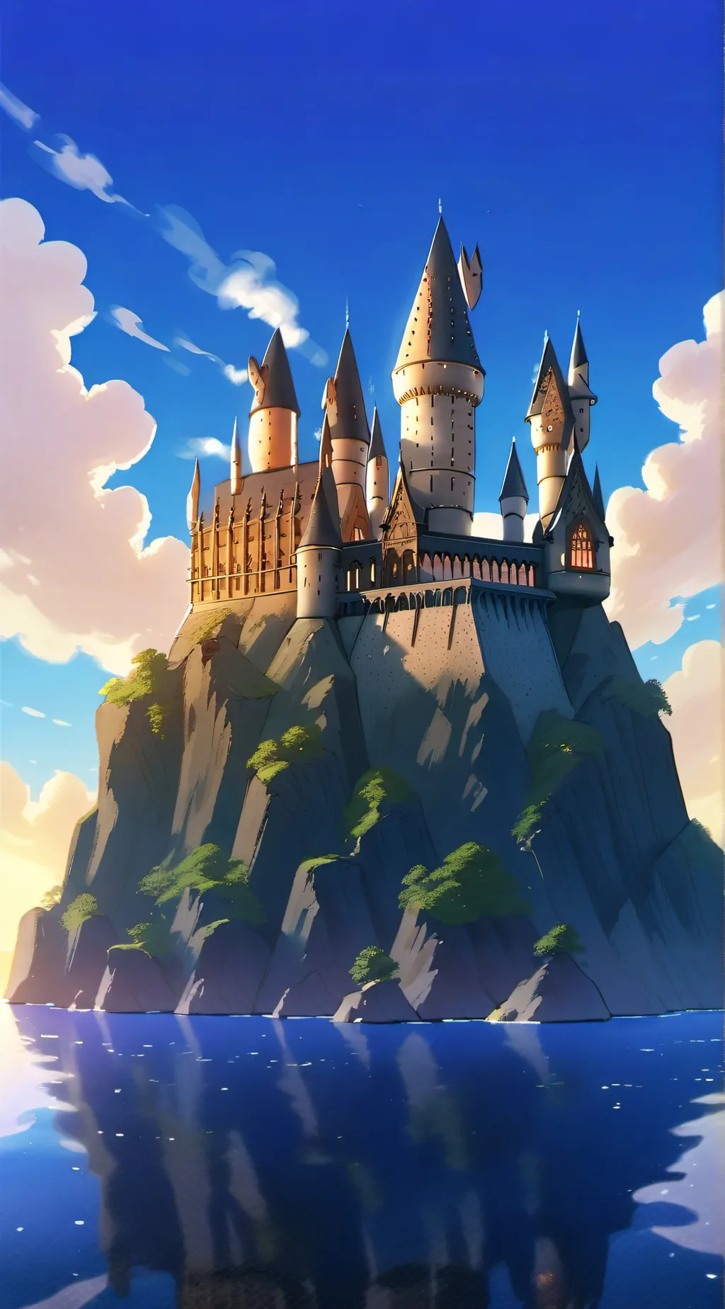 ai character: Hogwarts background
