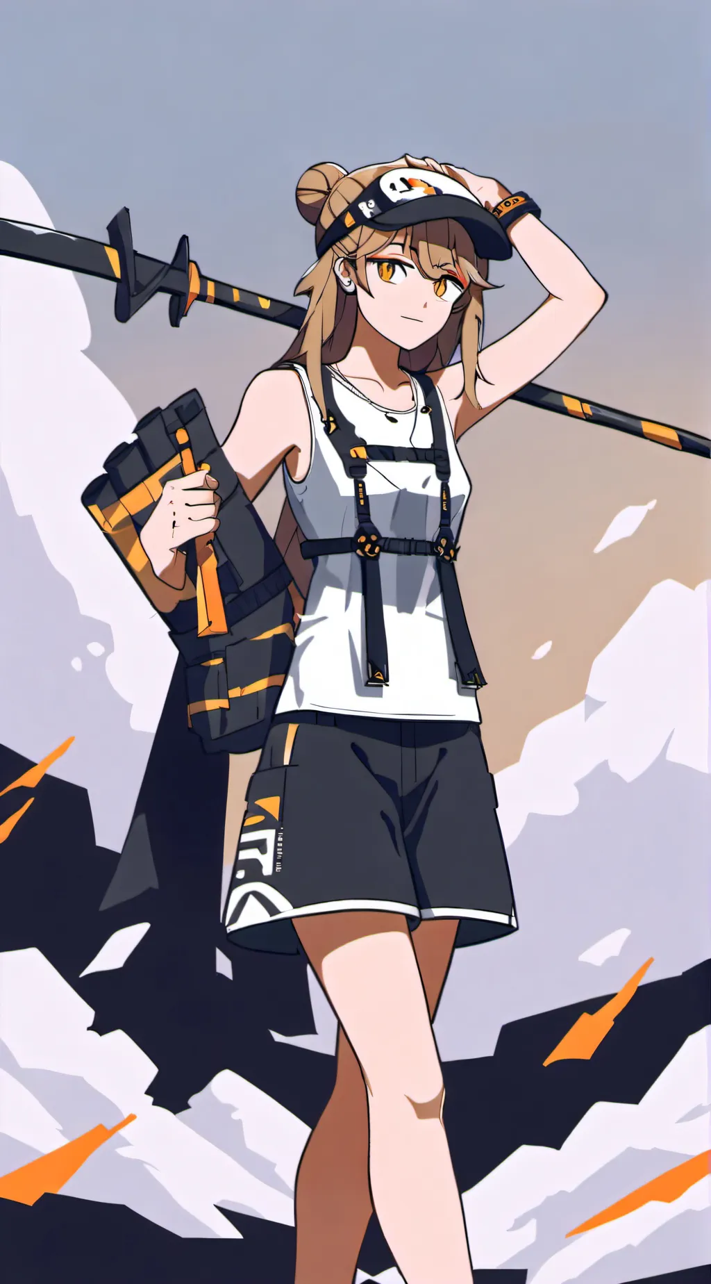 ai character: Angela  background