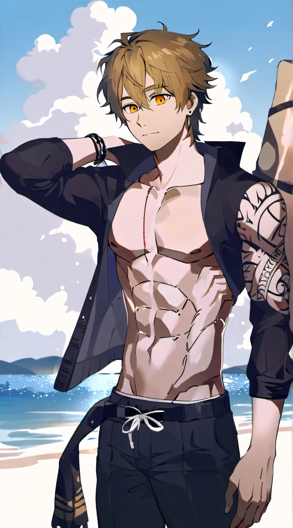 ai character: Mark  background