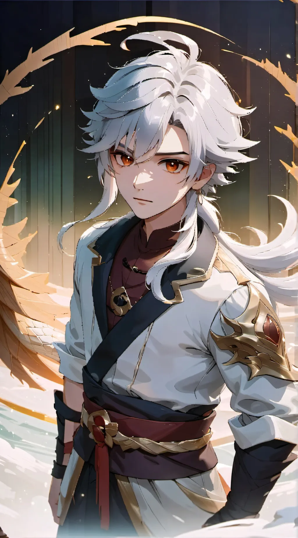 ai character: Darklight background