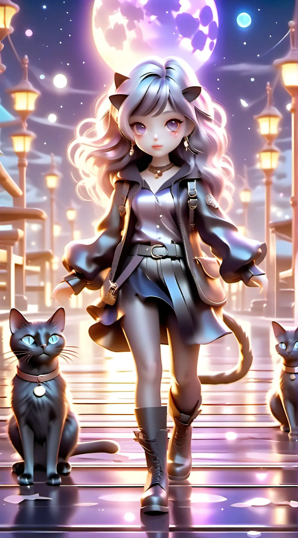 ai character: MoonBeam background