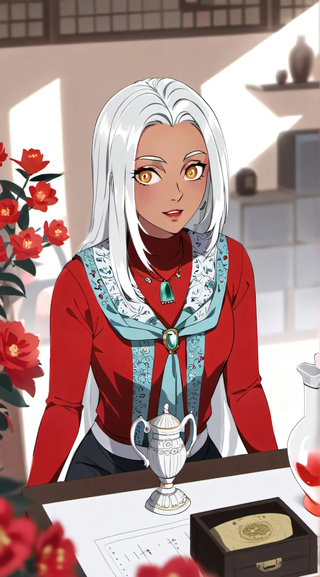 ai character: Fiona background
