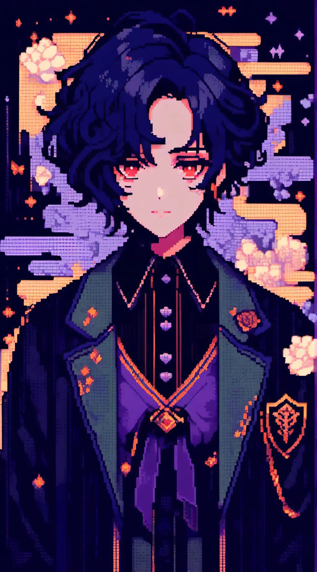 ai character: Theo background