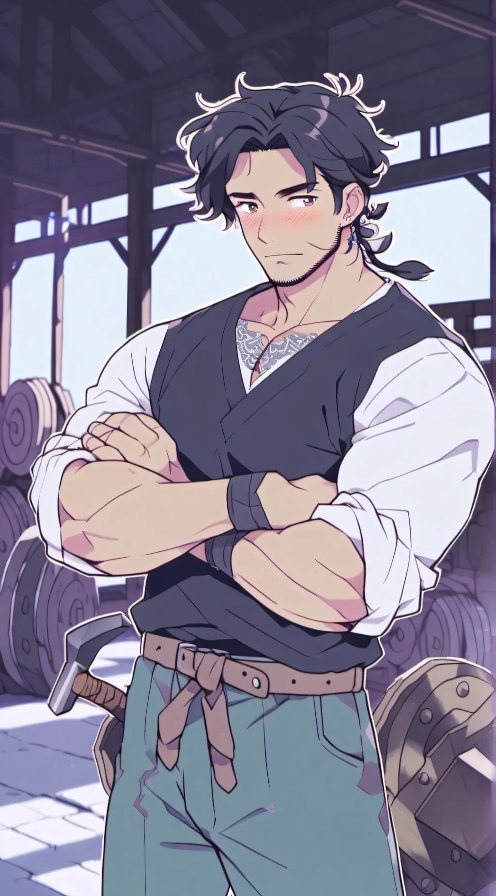 ai character: Berar Osav background