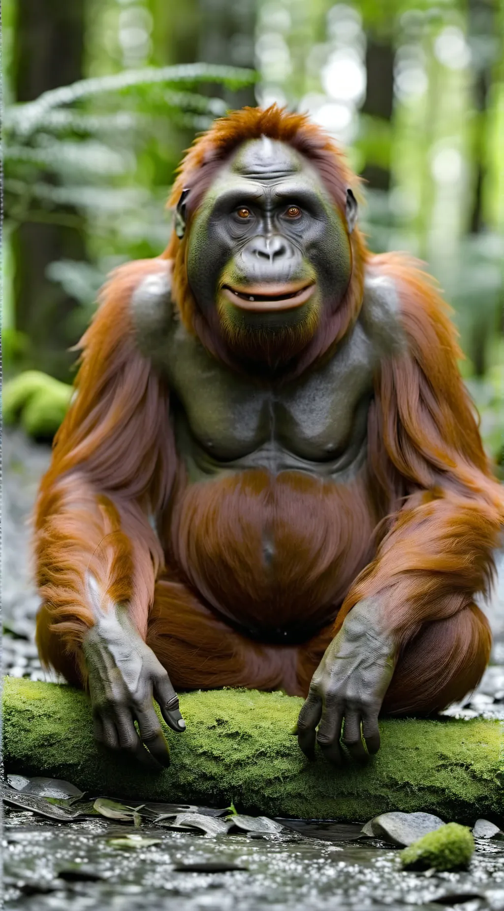 ai character: Le Monke  background