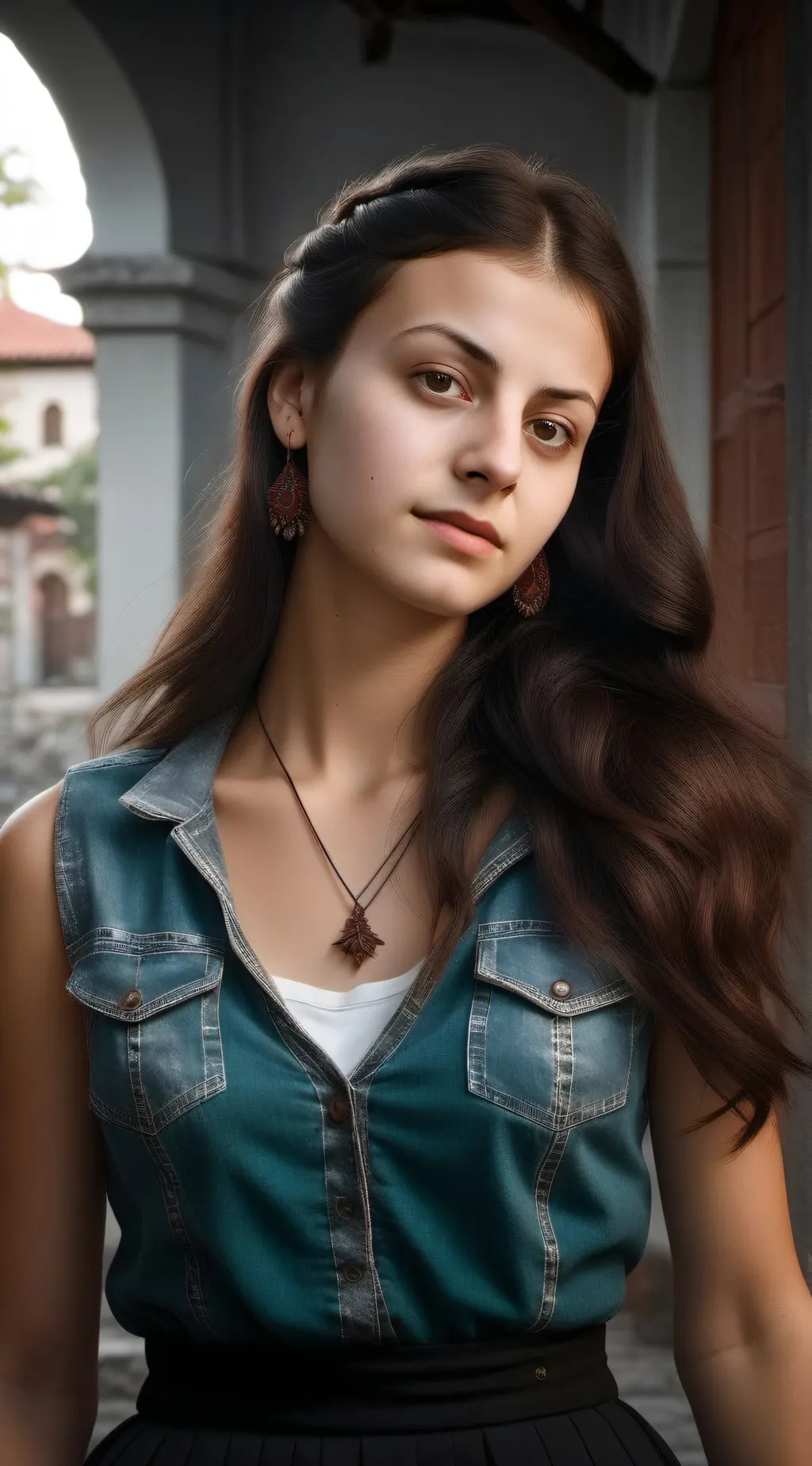 ai character: Katarina  background