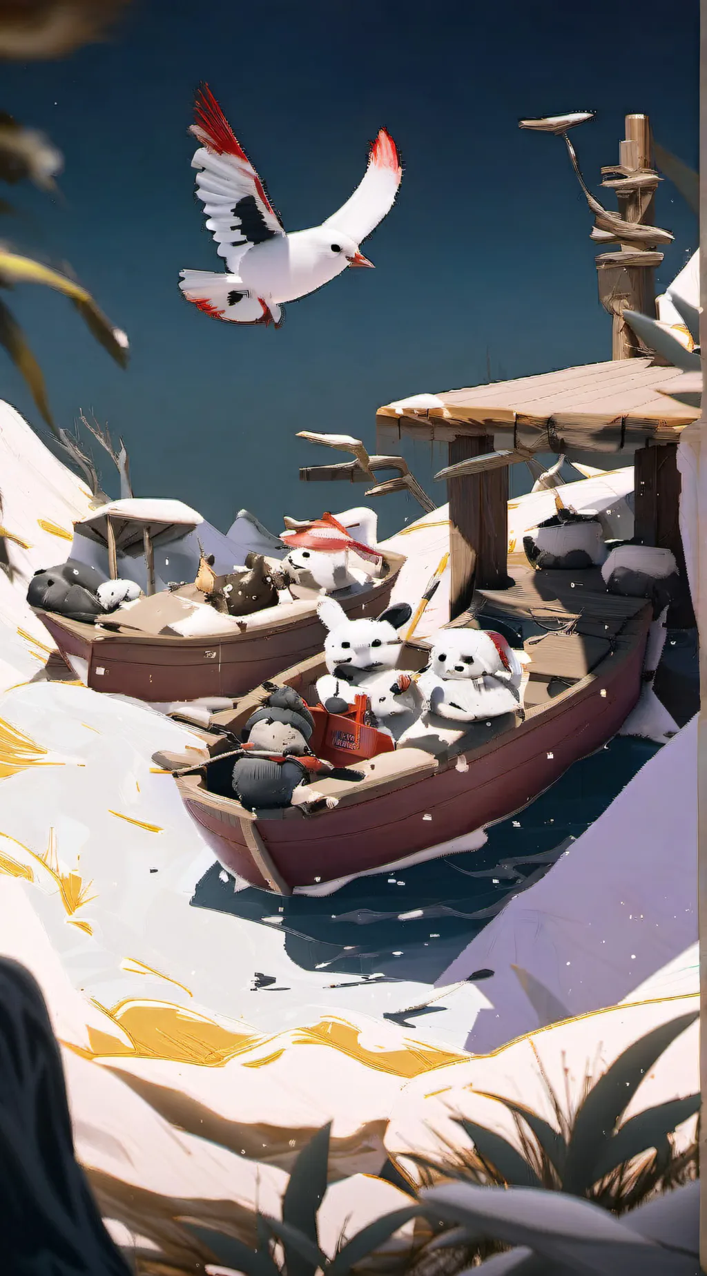 ai character: Inkwell background