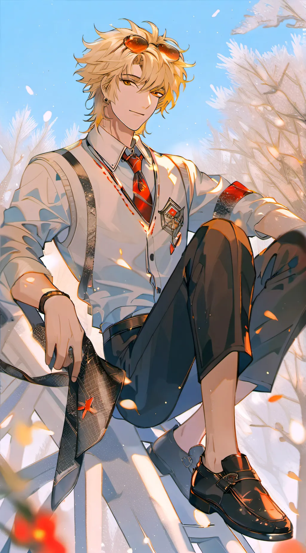 ai character: Mr Delight background