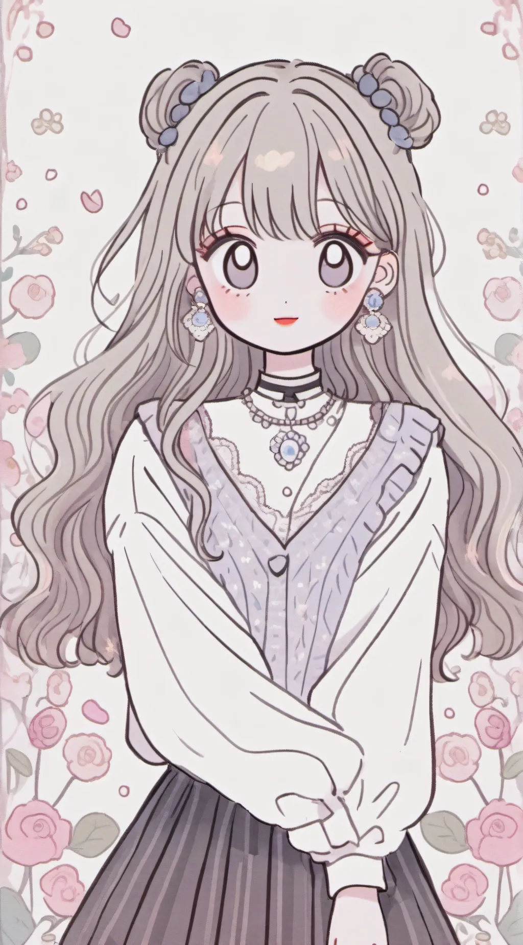 ai character: Radioapple background