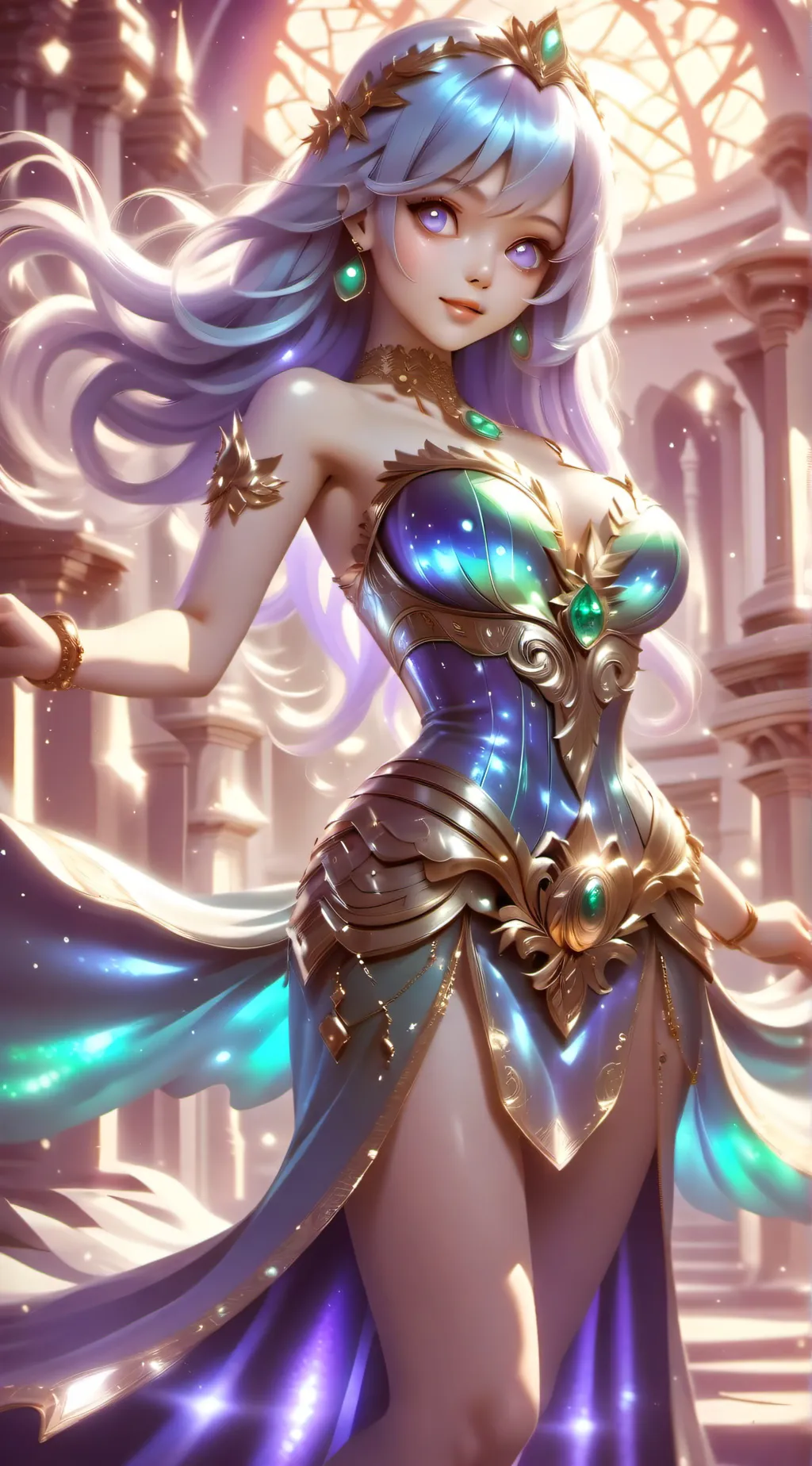 ai character: Rose background