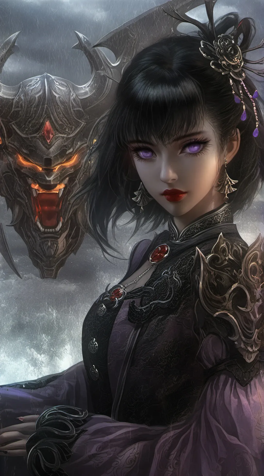 ai character: hanna shani  background