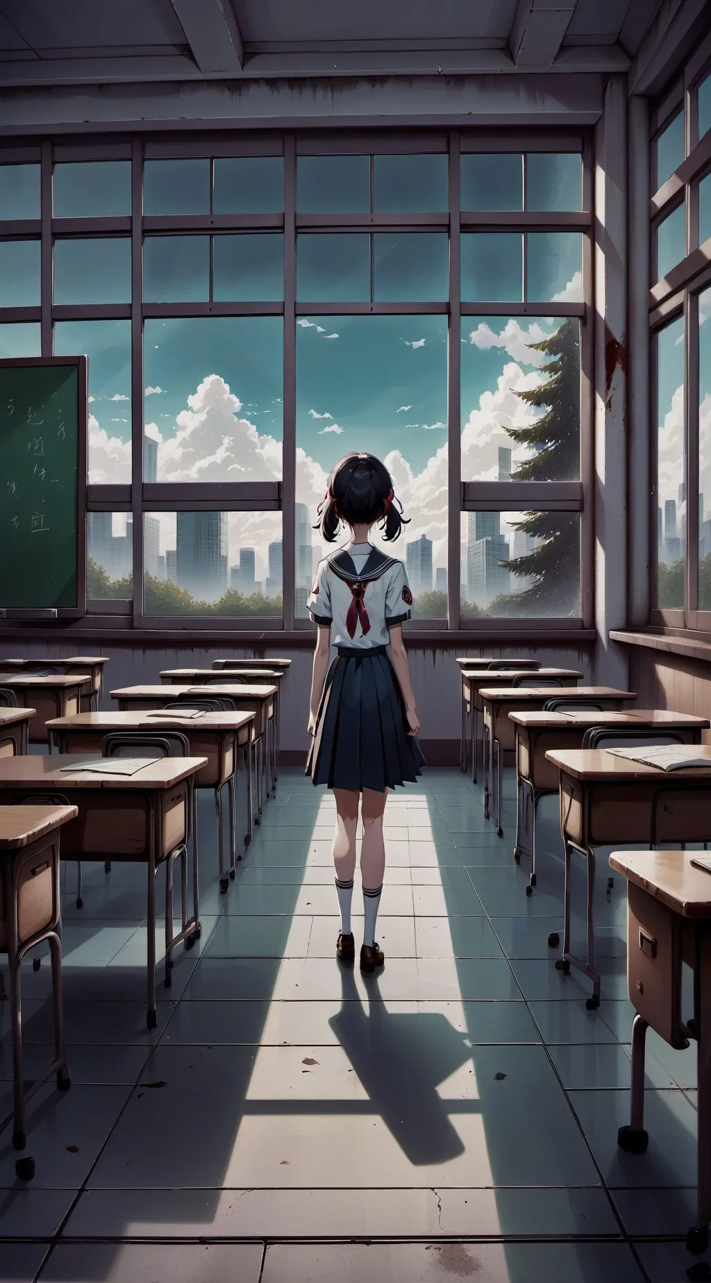 ai character: yandere simulator  background