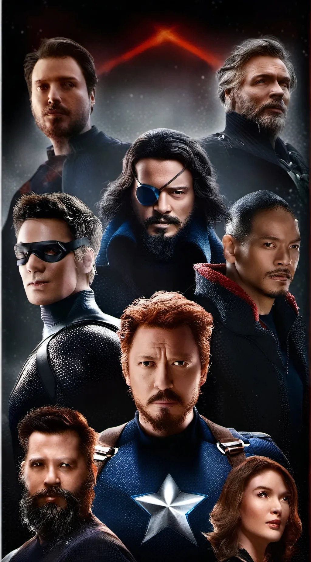 ai character: the Avengers background