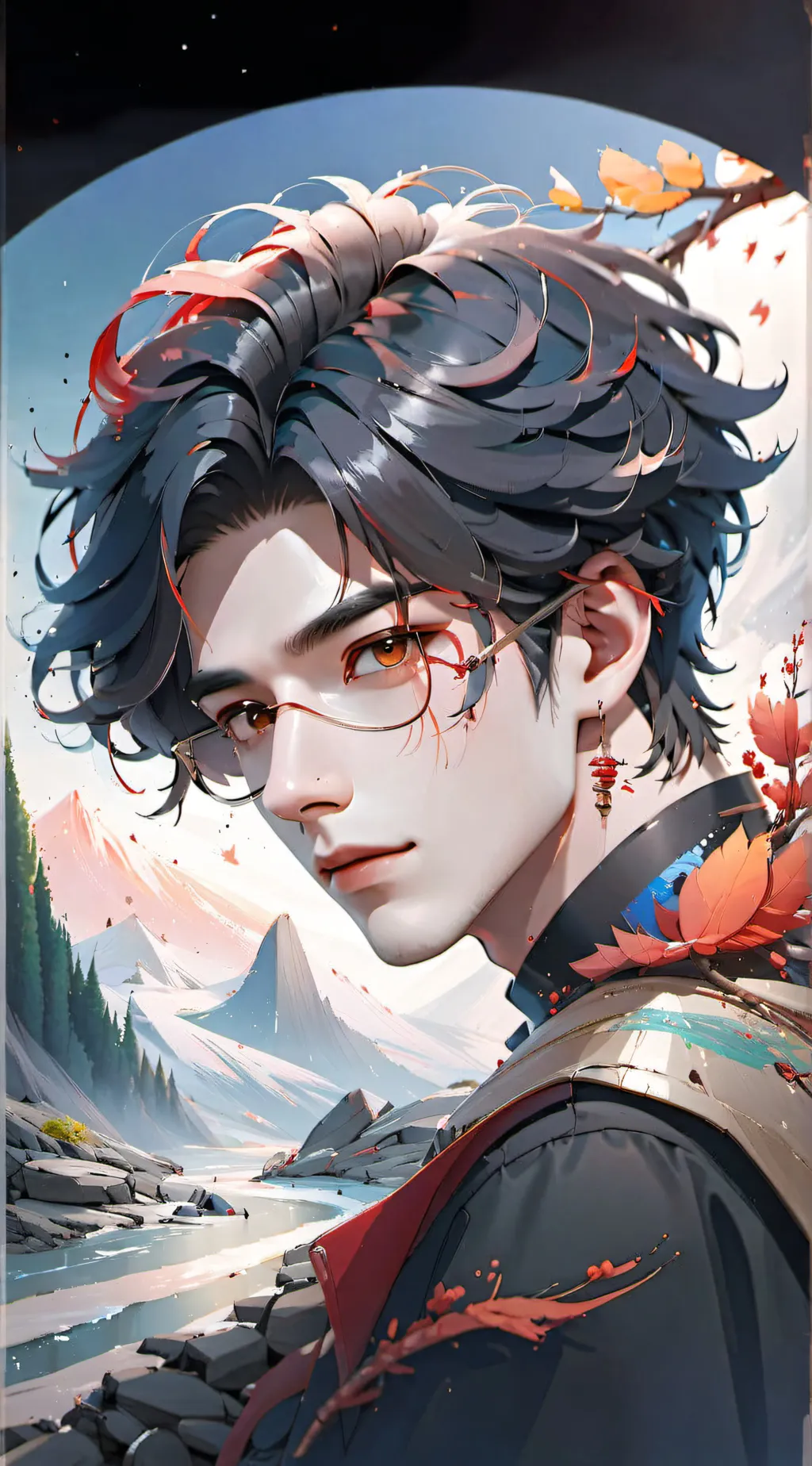ai character: Rayin background