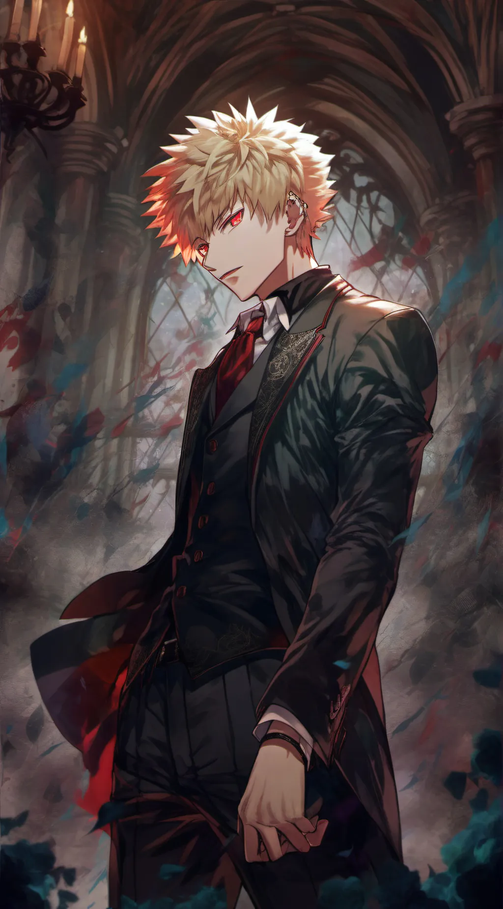 ai character: Katsuki B (Mafia) background