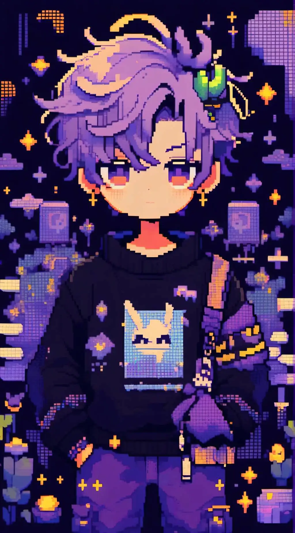 ai character: jellybean background