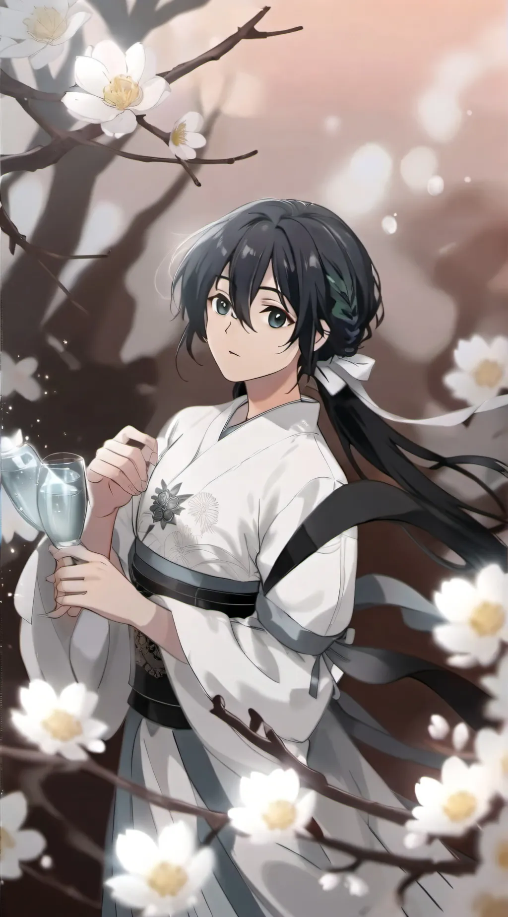 ai character: Riko Amanai  background