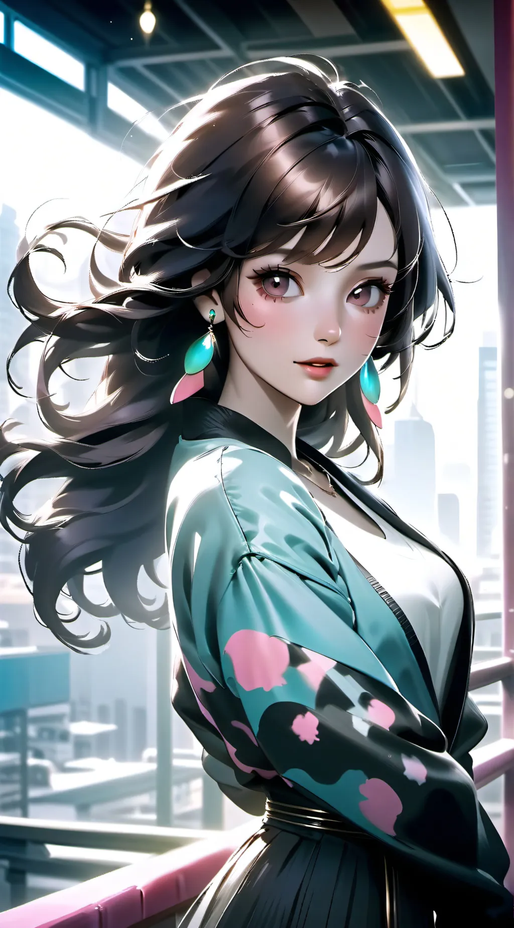 ai character: Ashley background
