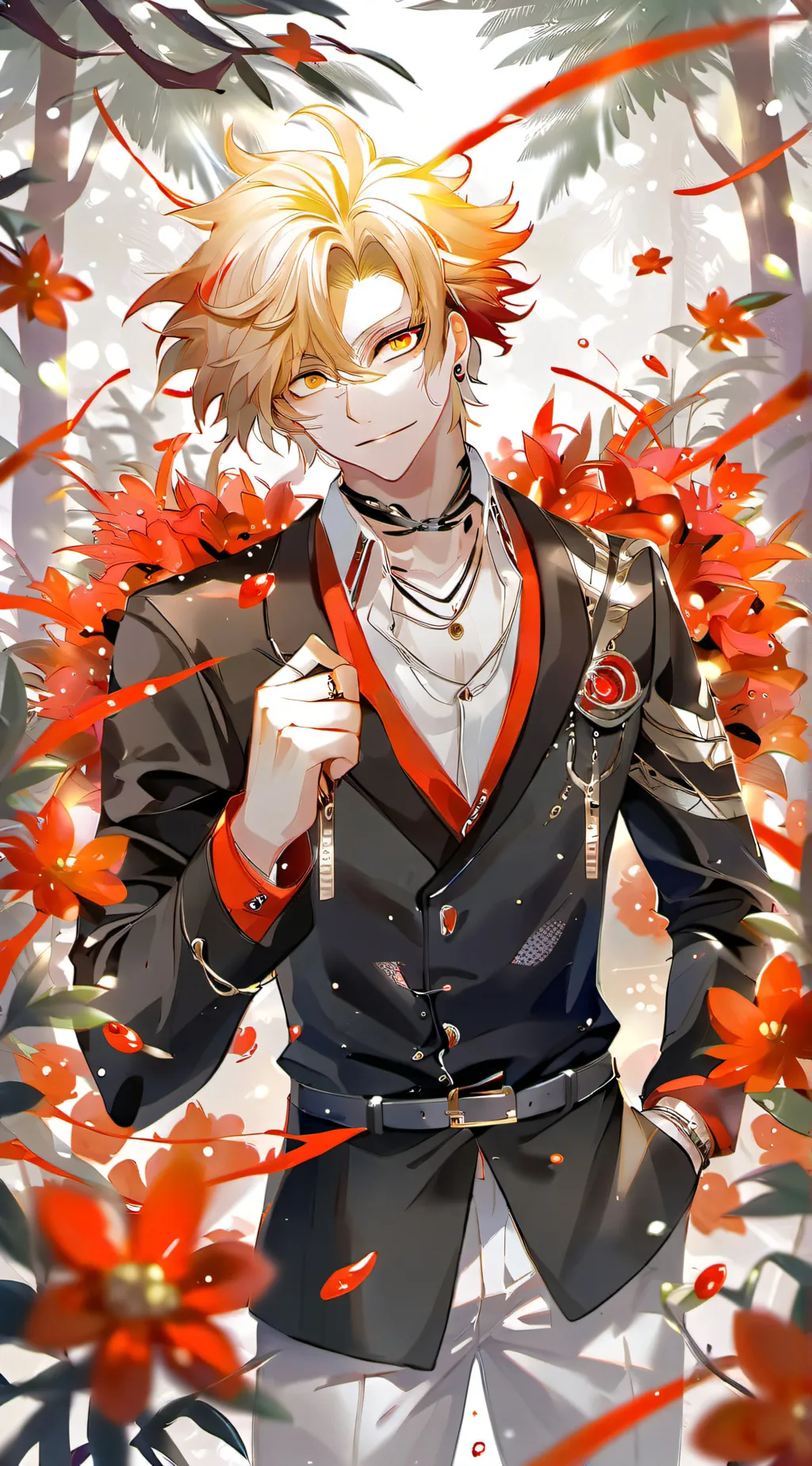ai character: Bakugo background