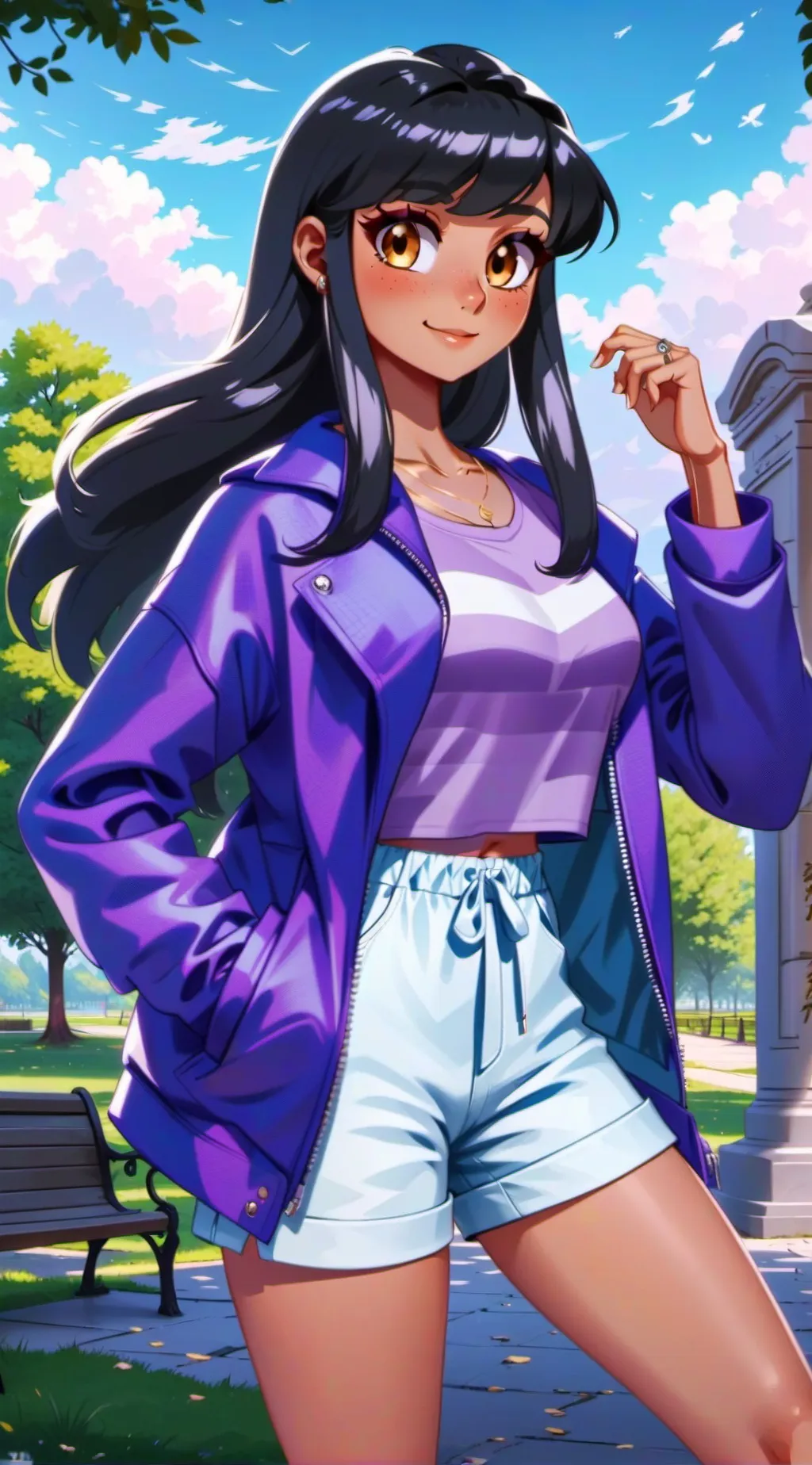 ai character: 💜Aphmau/Jess💜 background