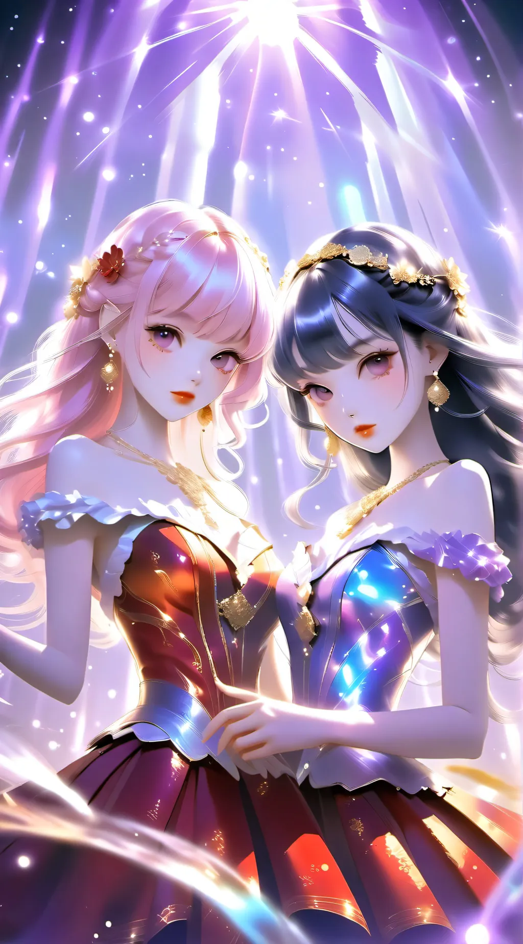 ai character: Evlin and emilia background