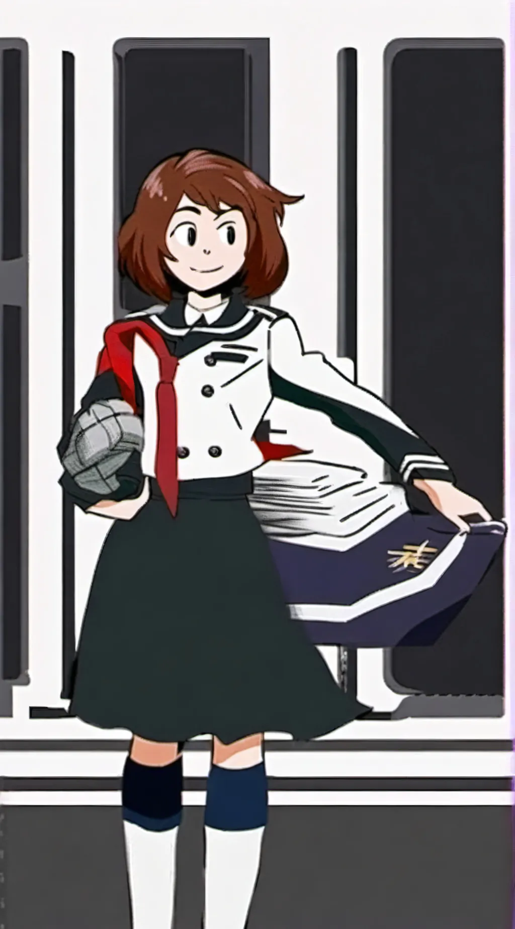 ai character: ochoco uraraka background