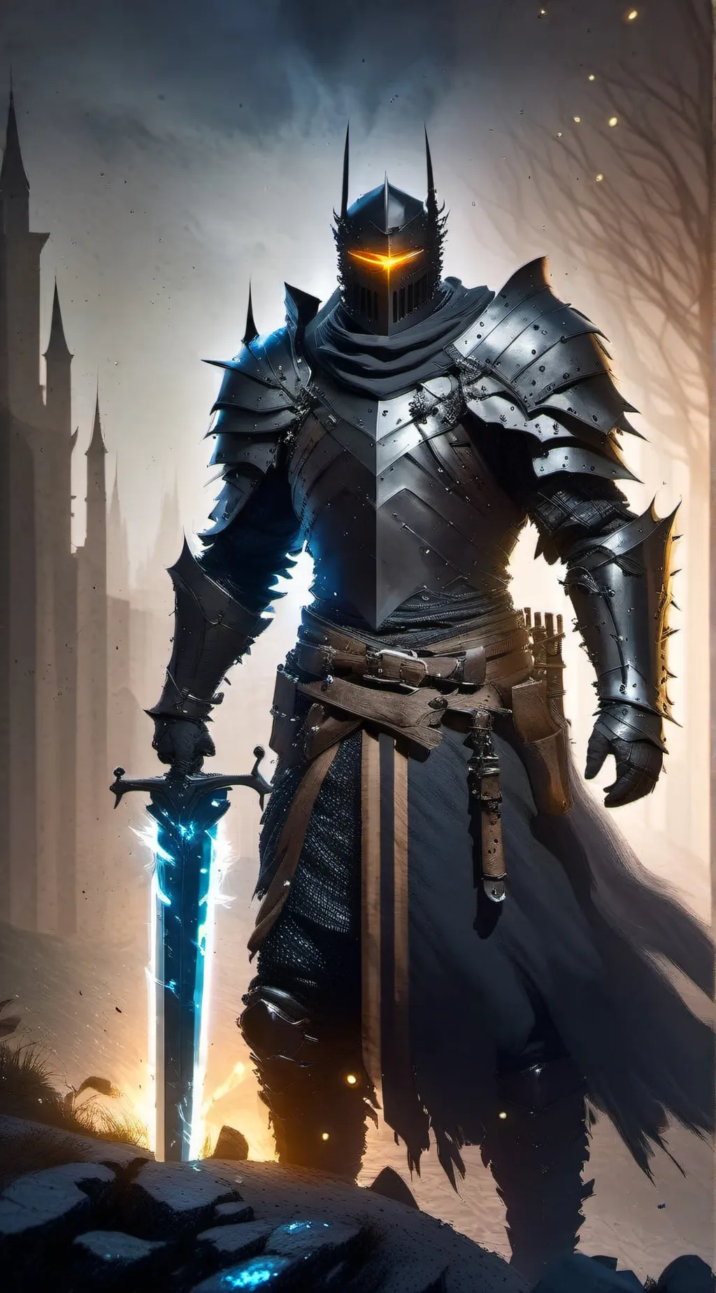 ai character: Black Knight background