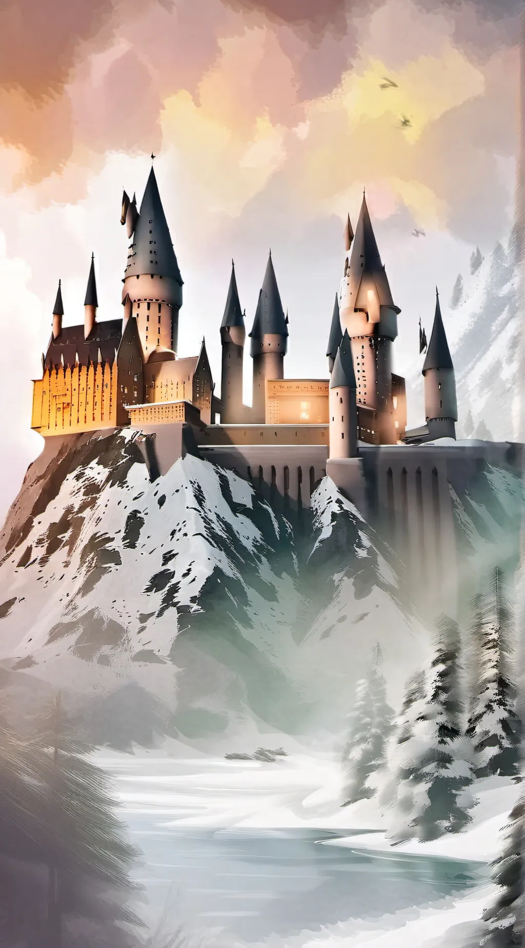 ai character: Hogwarts background