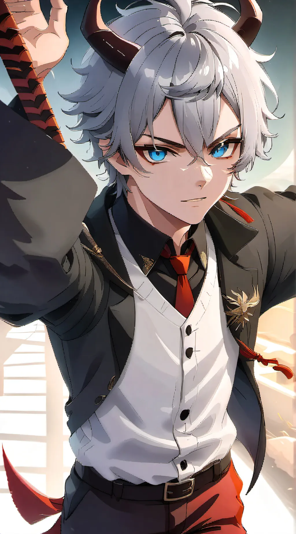 ai character: Azalloth Bakemono background
