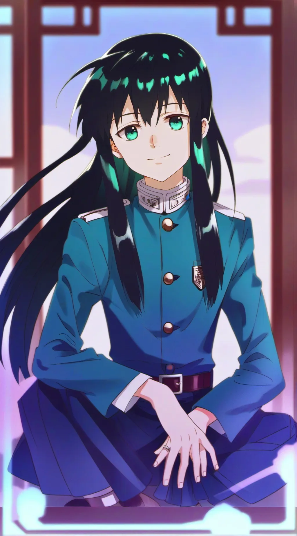 ai character: muichiro tokito background