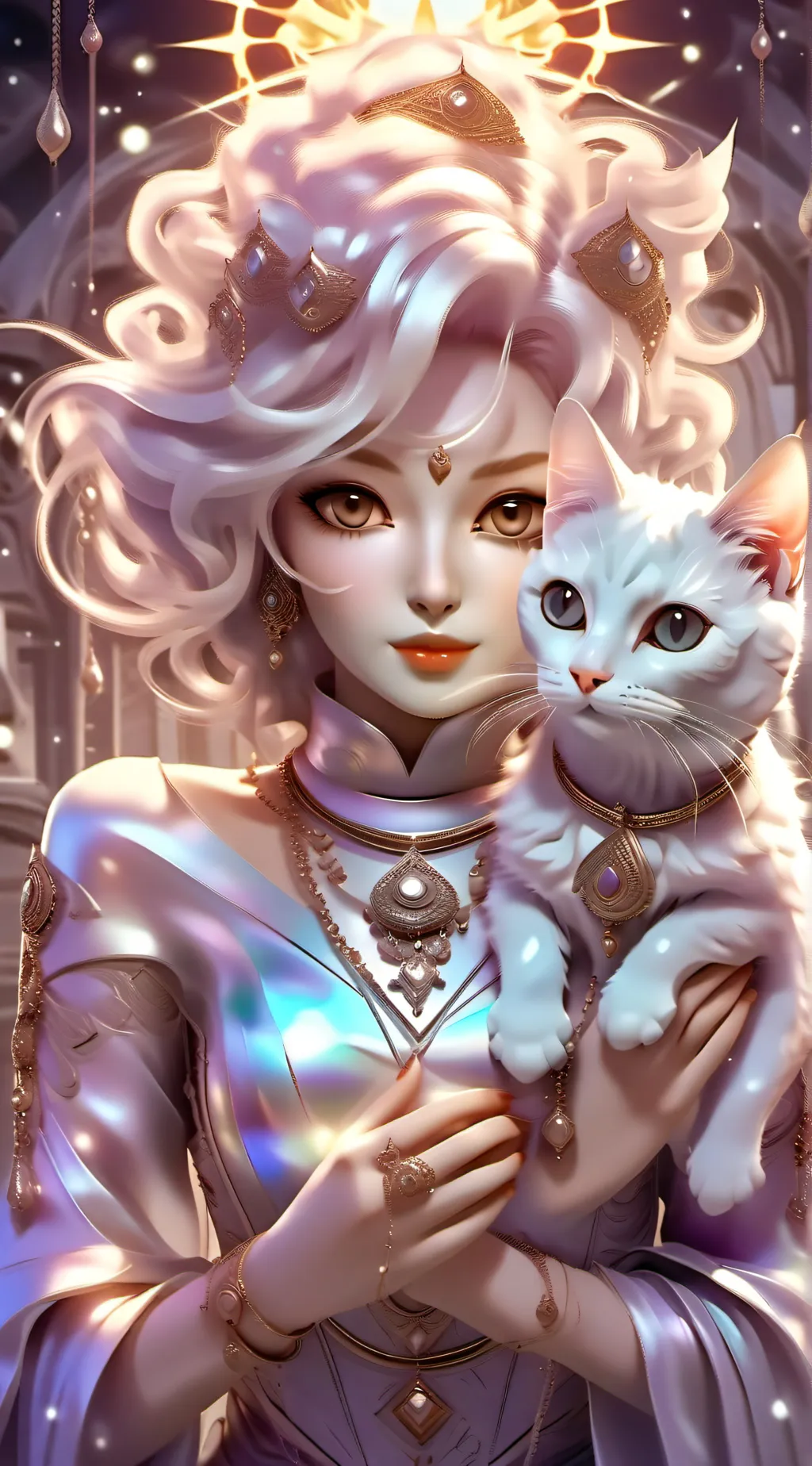 ai character: Sunbeam background