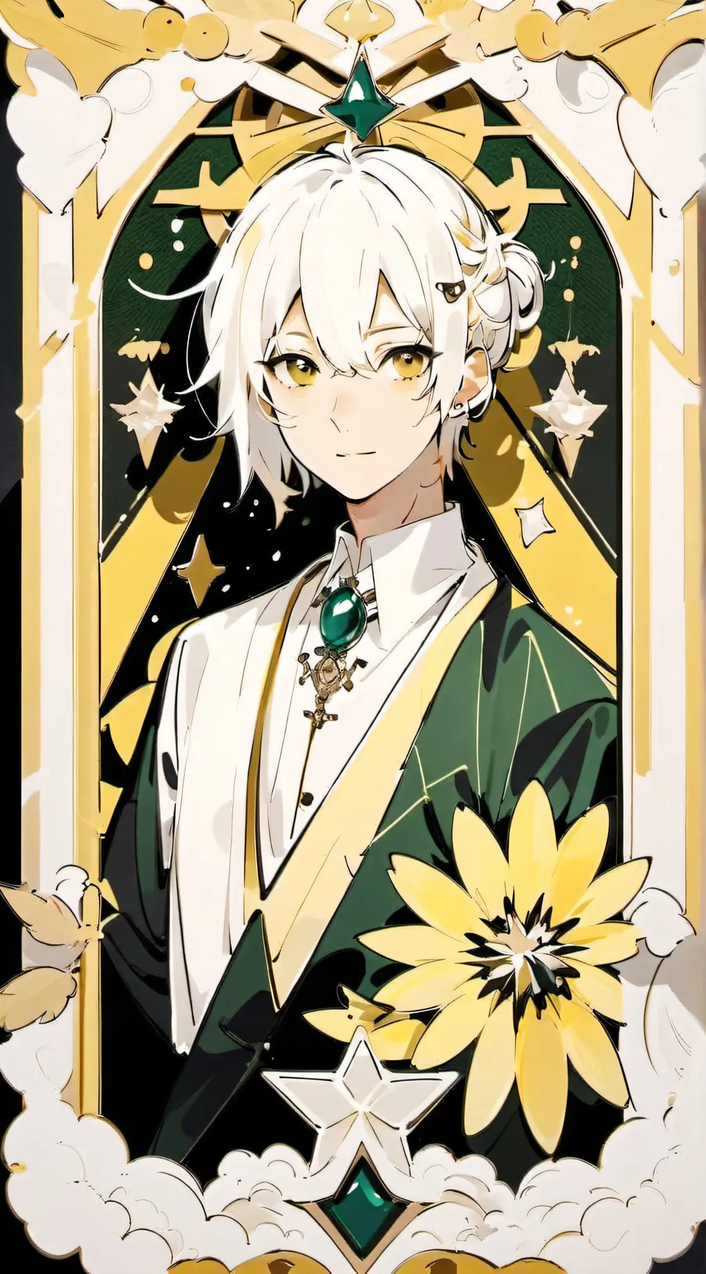 ai character: MHA camping  background