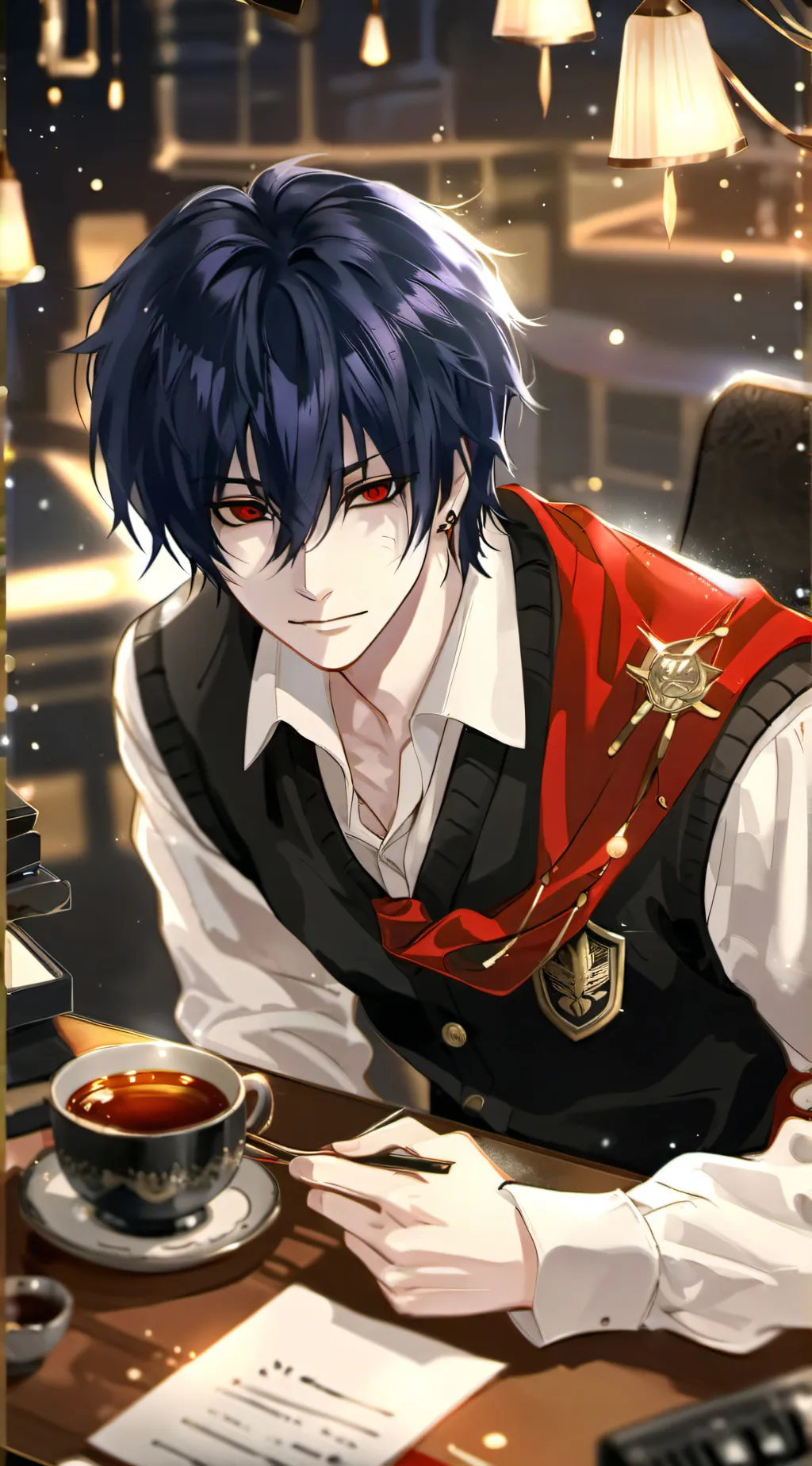 ai character: ~Michael~ background