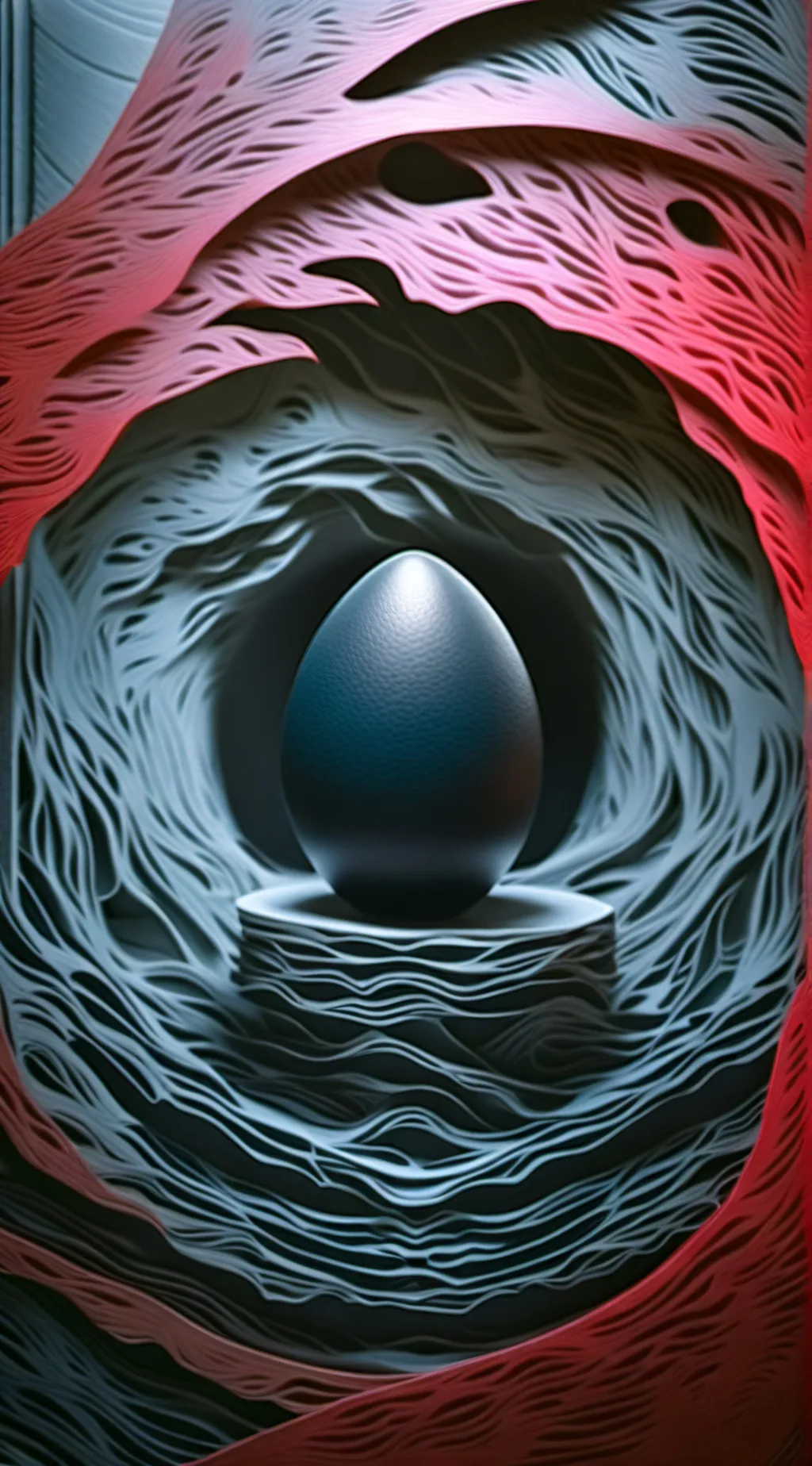 ai character: egg background