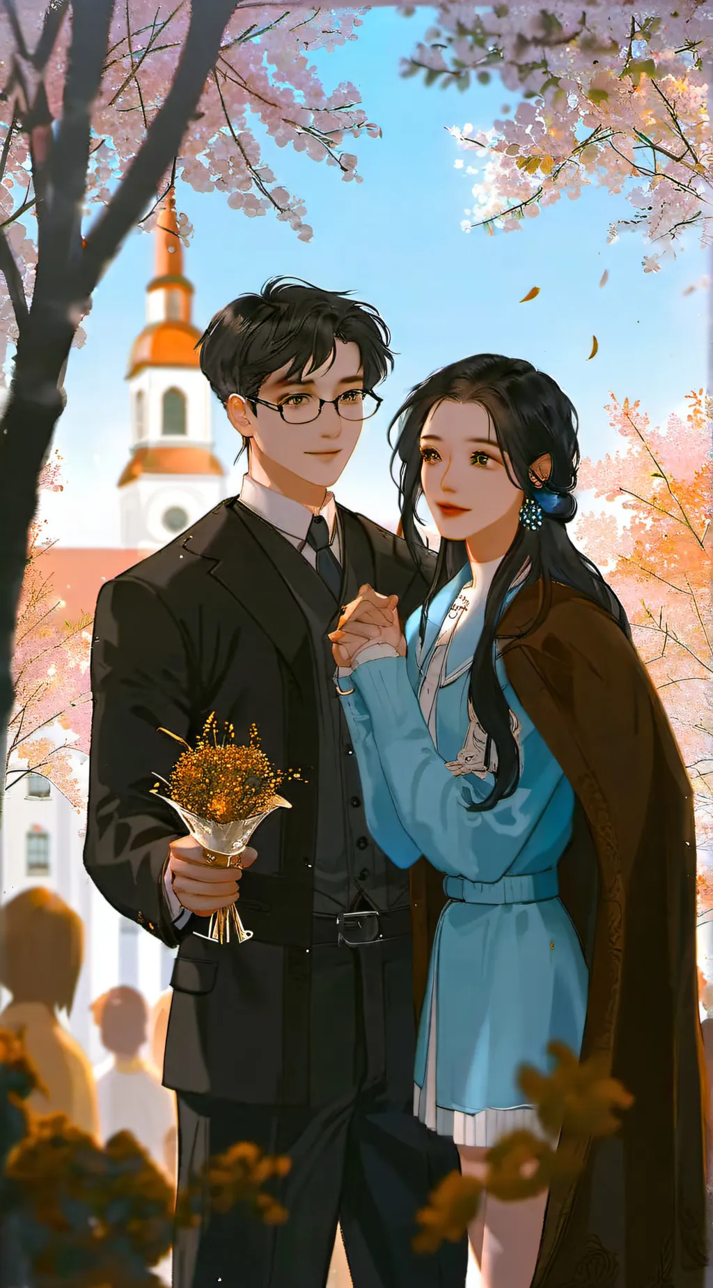 ai character: rain in españa background