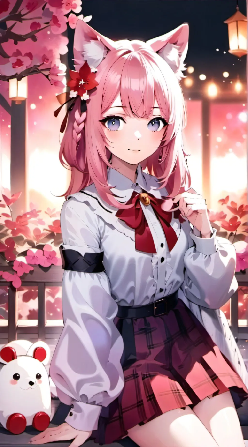 ai character: Karamelkitty background